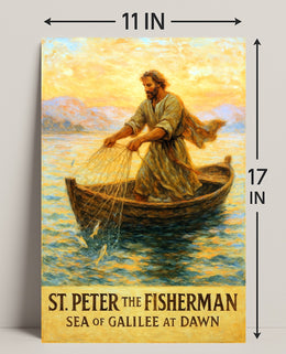 St. Peter the Fisherman Poster PosterGoat