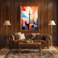 Geometric Skyline Poster