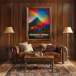 Colorado Springs Vivid Landscape Poster