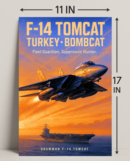 F-14 Tomcat Fleet Guardian Poster PosterGoat