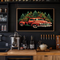 Vintage Holiday Cheer Vintage Poster