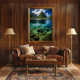 American Samoa Tranquil Waters Poster Travel Wall Art