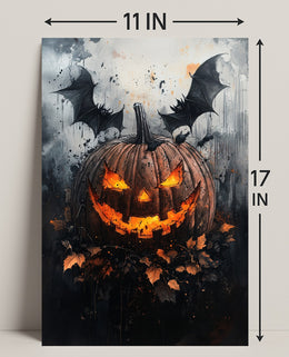Spooky Jack-O-Lantern Poster