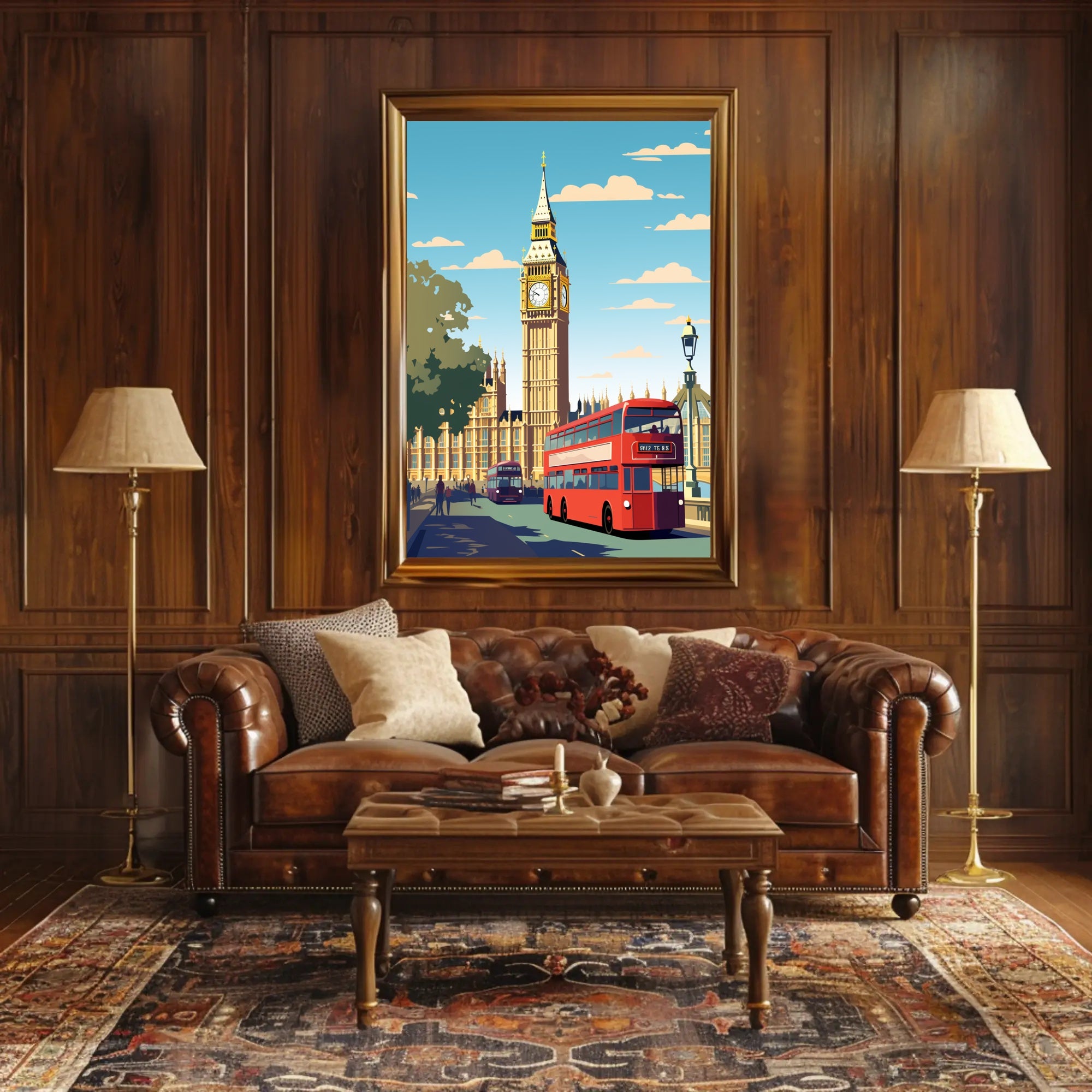 London Landmarks Big Ben And Poster