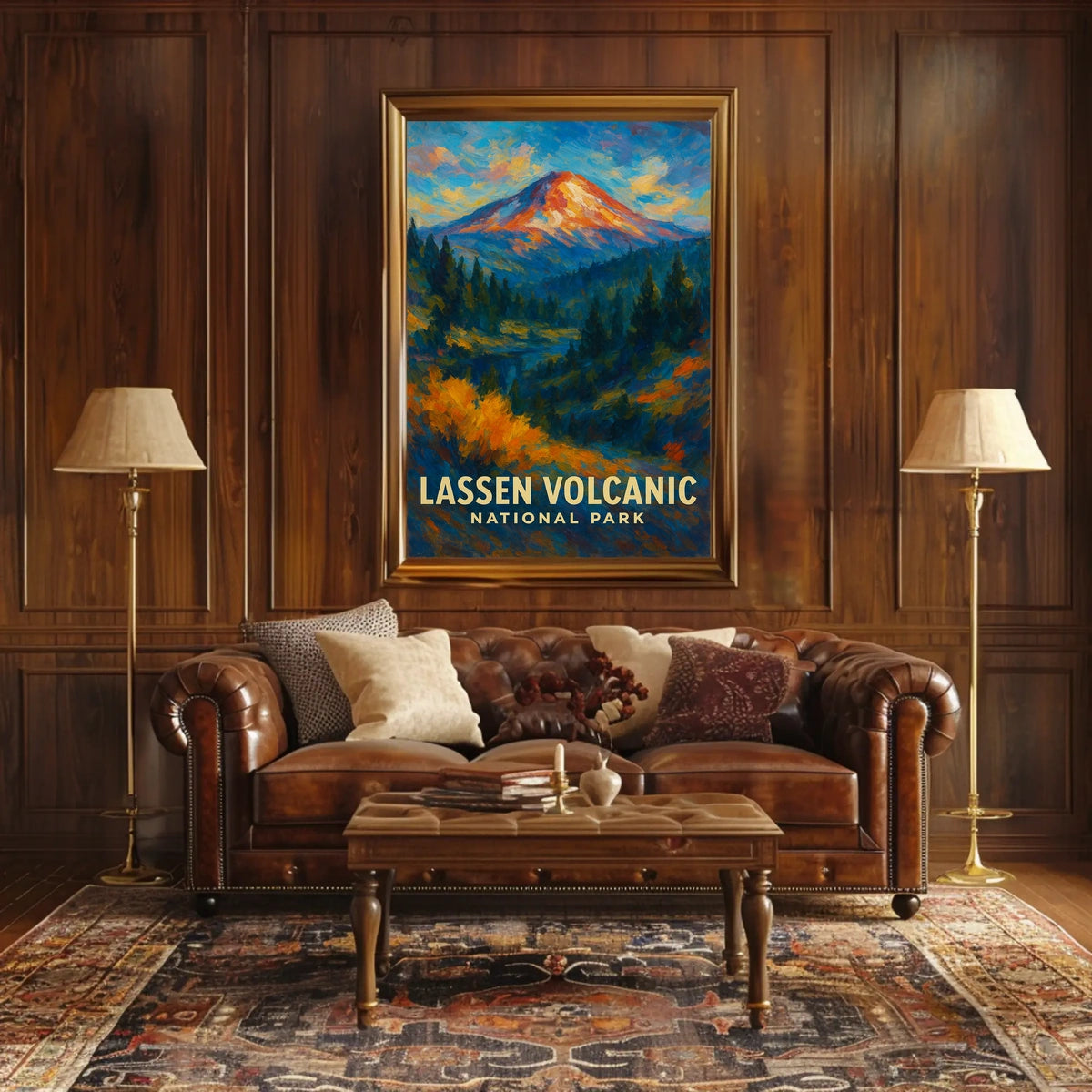 Lassen Volcanic National Park Poster Wall Art Print