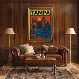 Tampa Cityscape Poster