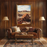 Petrified Forest Travel Poster Vintage National Park