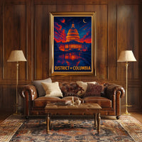 District Of Columbia Capitol Poster