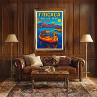 Titicaca Bolivia-Peru Adventure Poster