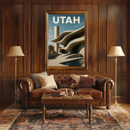 Architectural Wonders Of Utah Poster