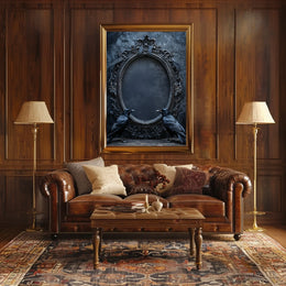 Vintage Ornate Frame Abstract Artistic or Pop Culture Poster