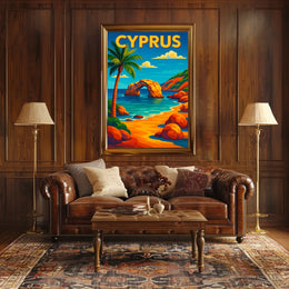 Cyprus Coastal Paradise Poster