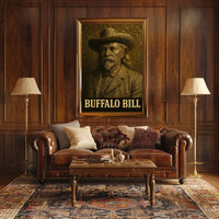 Buffalo Bill Western Portrait: Cultural or Heritage Poster