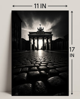 Sunrise At The Brandenburg Gate Poster