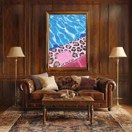 Poolside Vibrance Poster