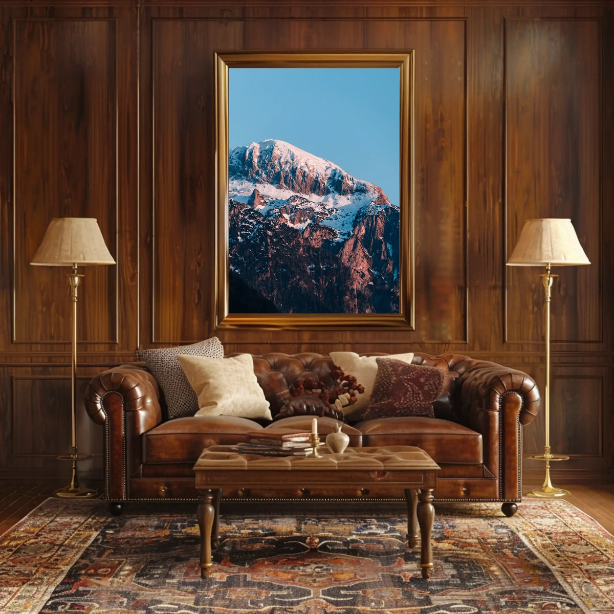Majestic Mountain Peaks Poster