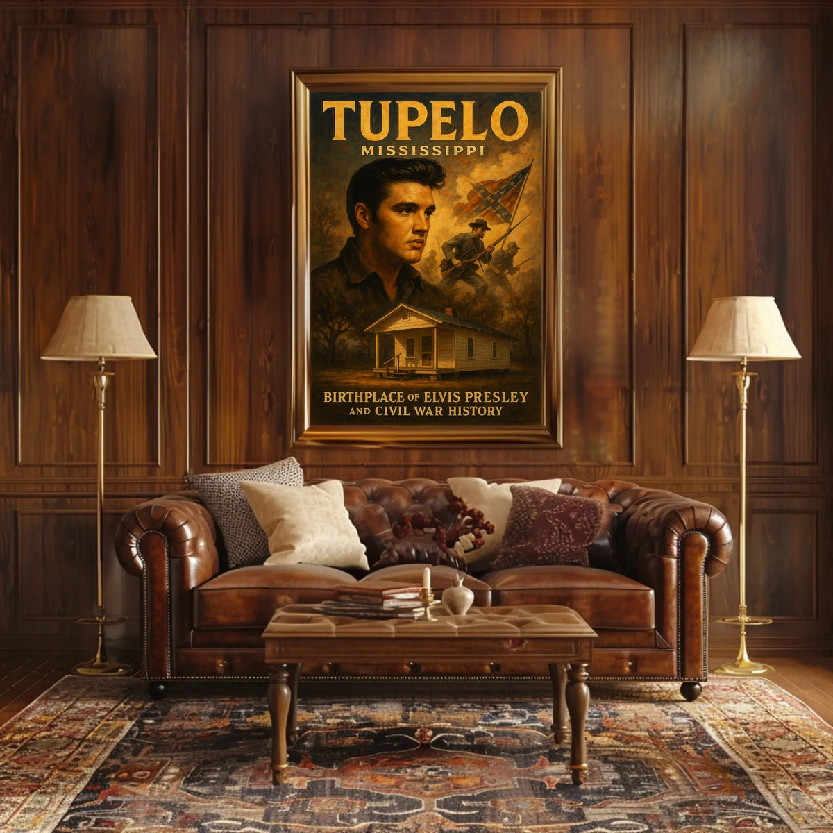 Tupelo, Mississippi Birthplace Of Poster