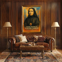 Saint Frances Xavier Cabrini Poster