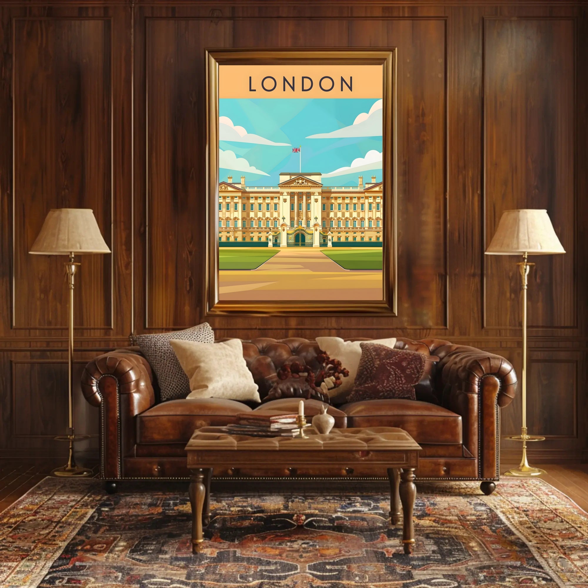 Iconic London Landmark Poster