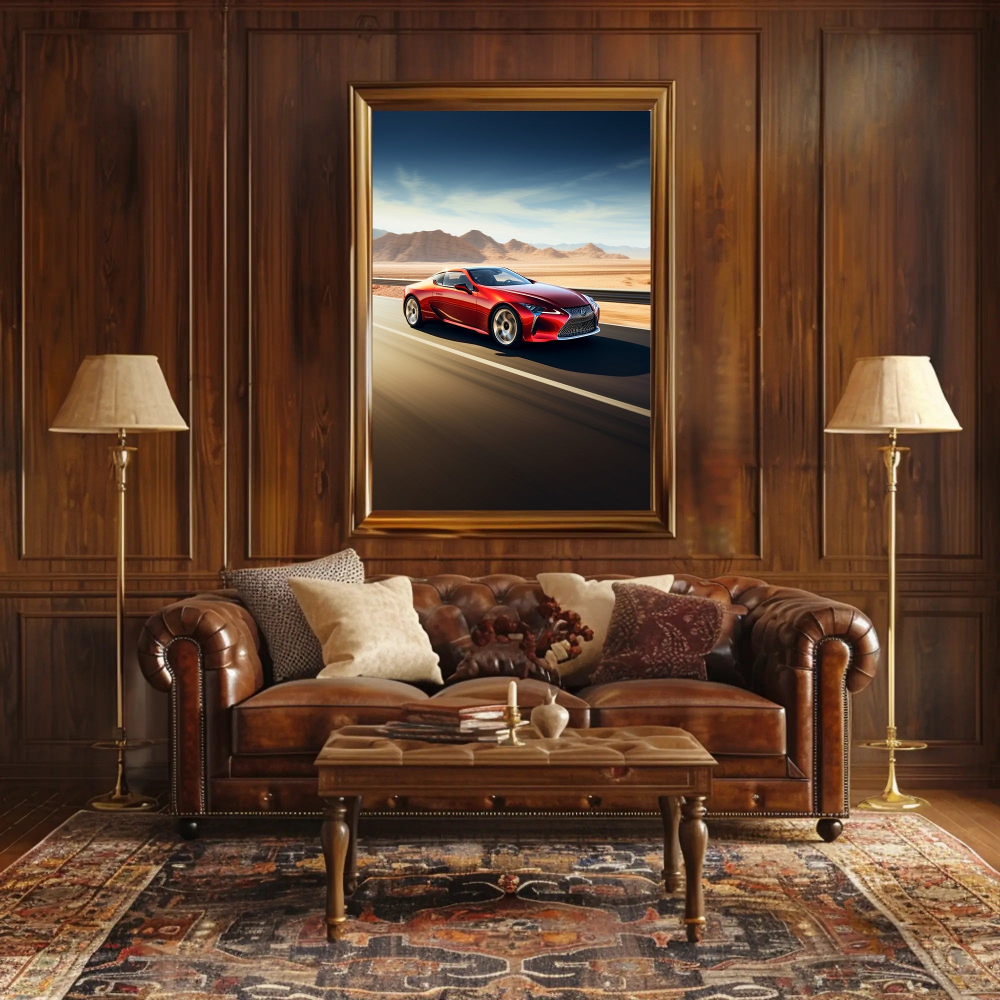 Sleek Elegance in Motion Poster PosterGoat
