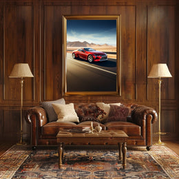 Sleek Elegance in Motion Poster PosterGoat