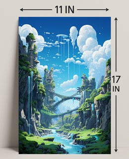 Enchanted Sky Bridges Poster