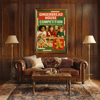 Gingerbread House Competition Poster