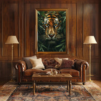 The Watchful Tiger Wall Art Poster Print for Home Decor PosterGoat
