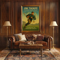 Jim Thorpe Legendary Athlete Poster