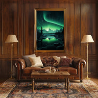 Northern Lights Dreamscape in Space or Astronomy Poster