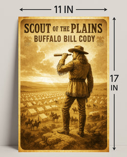 Buffalo Bill Cody Scout of the Plains Poster PosterGoat