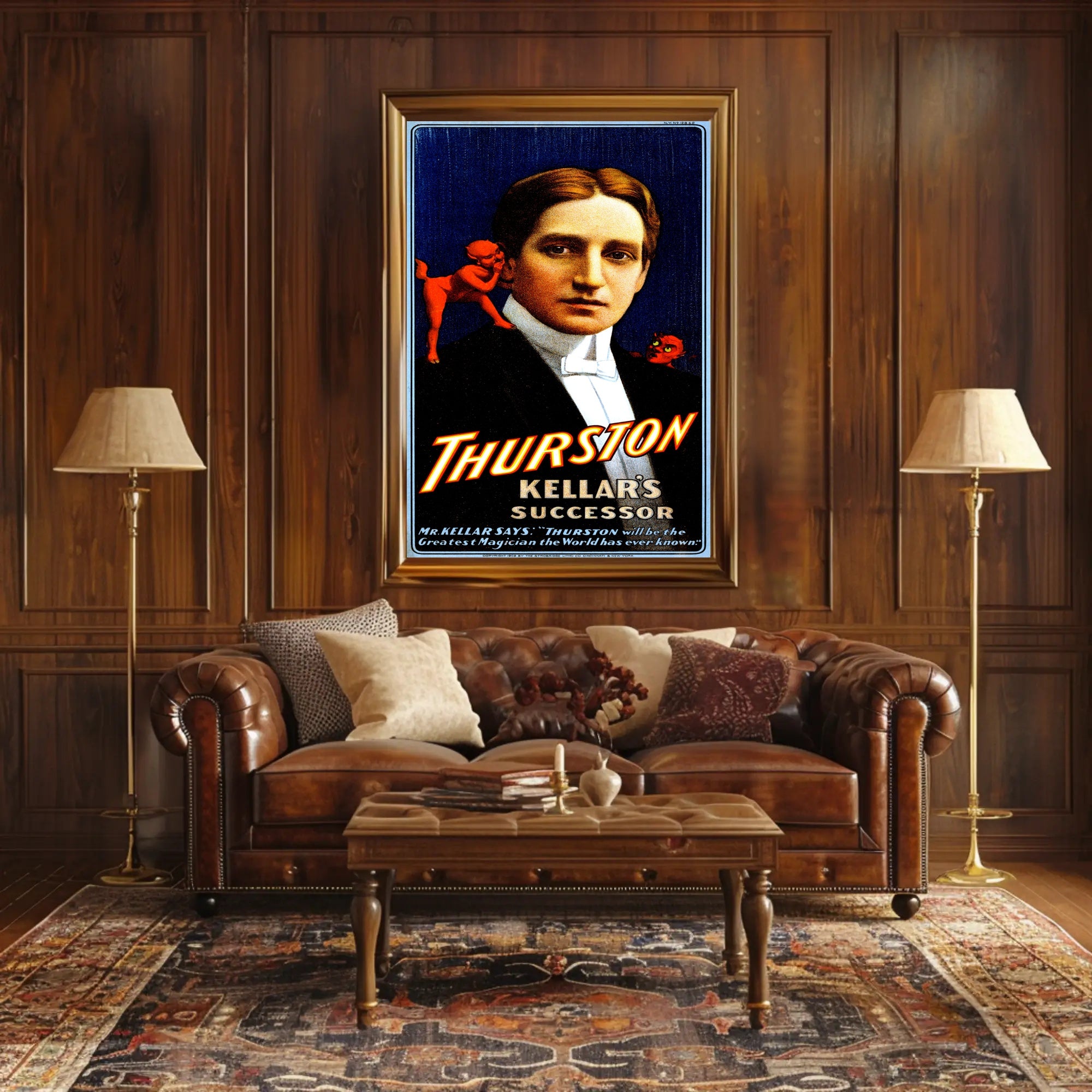 Thurston Vintage Magic Show Poster - Cultural or Heritage Poster