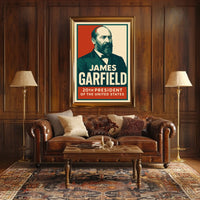 James Garfield 20th President Realism Timeless Poster