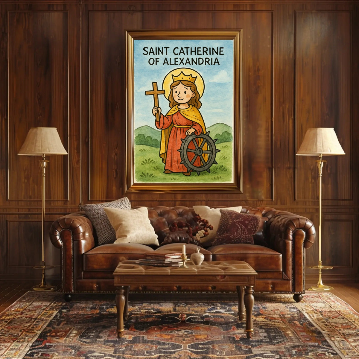 Saint Catherine of Alexandria Poster