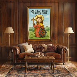 Saint Catherine of Alexandria Poster