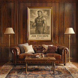 Jim Thorpe Legendary Athlete Poster