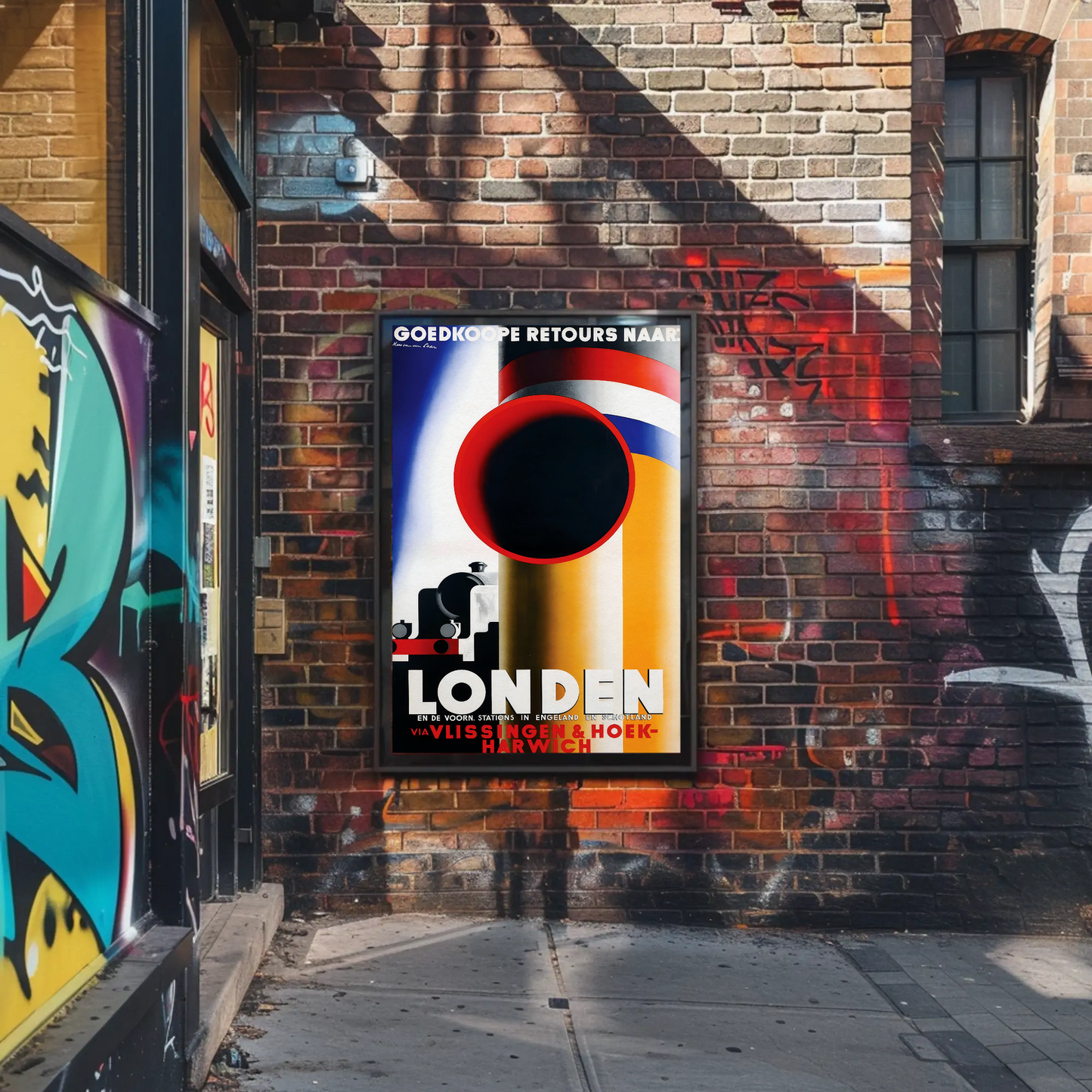 London Railway Travel Poster