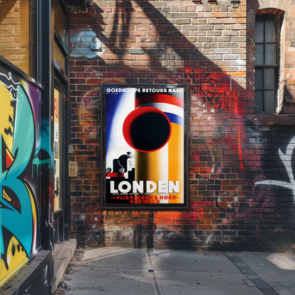 London Railway Travel Poster
