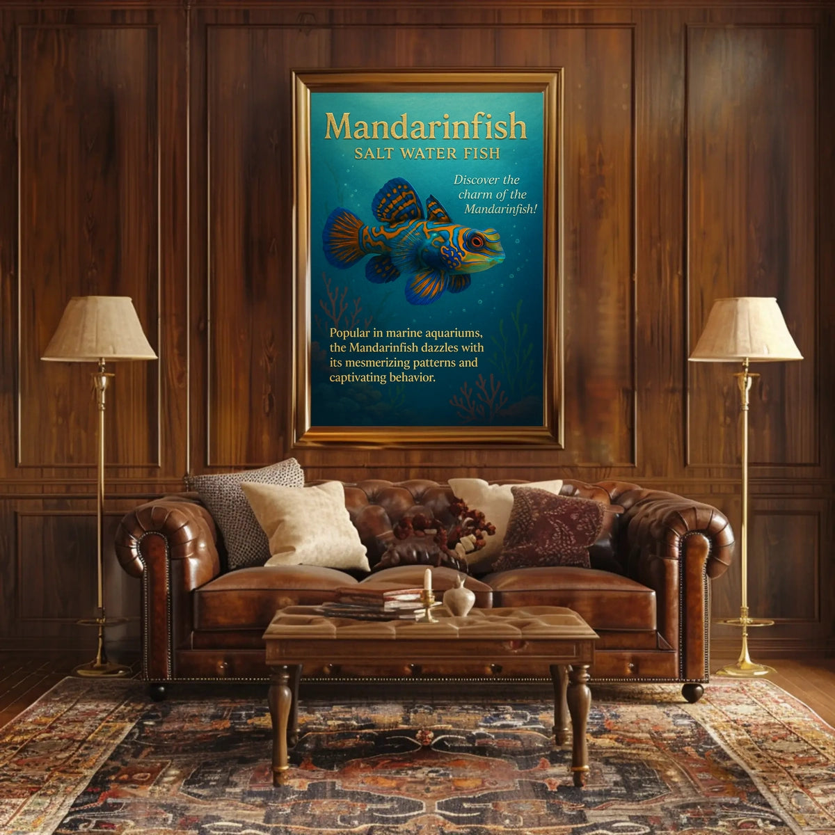 Discover the Mandarinfish Poster