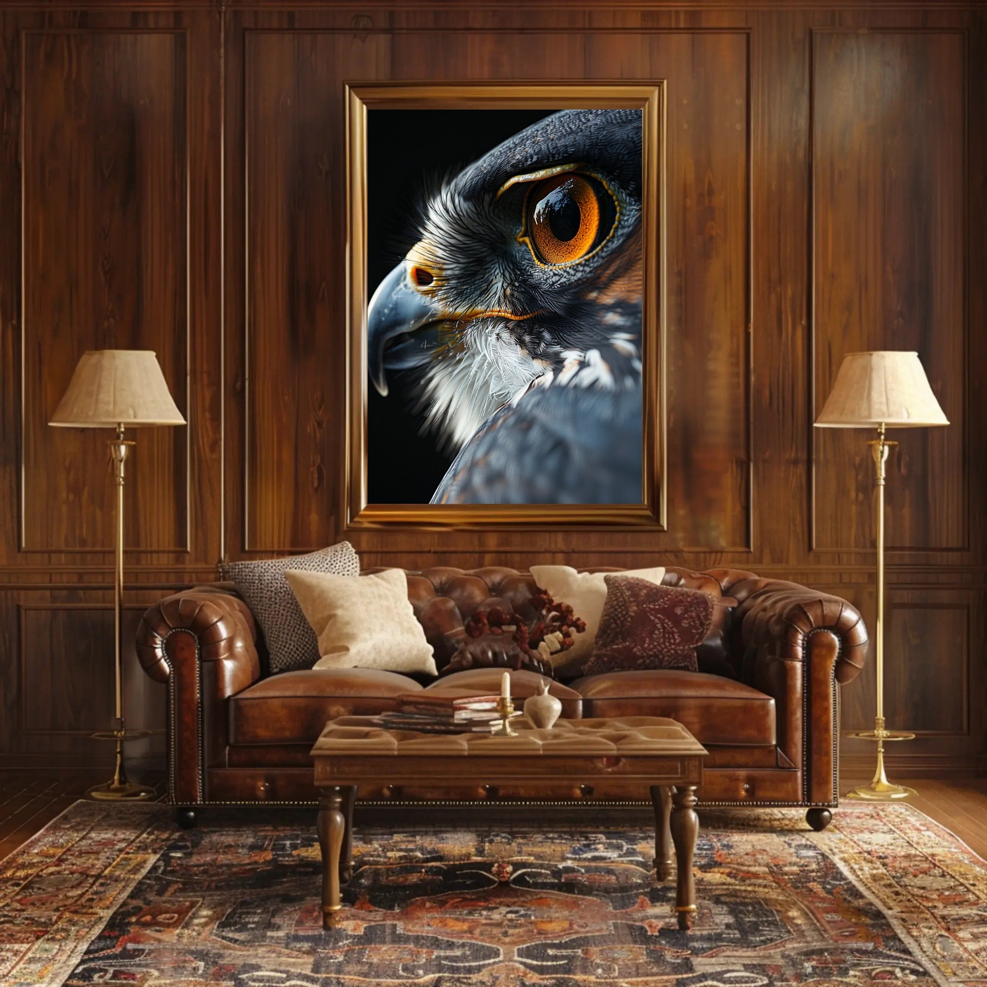 Bird of Prey Photorealistic Artwork Animal Poster PosterGoat