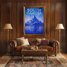 South Dakota Vibrant Landscapes Poster