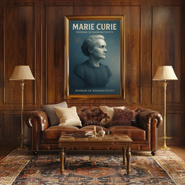 Marie Curie Pioneer Of Radioactivity Poster