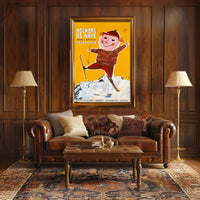 Rochers de Naye Caux-Jaman Ski Adventure Poster