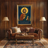 St. Jude Thaddaeus Icon - Motivational or Quote Poster
