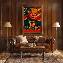 47th President Of The United States Poster Wall Art