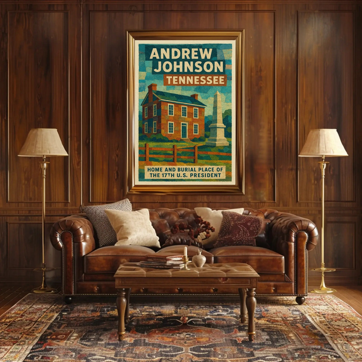 Andrew Johnson 17Th President Poster