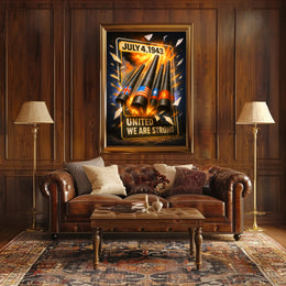 United We Are Strong July 4, 1943 Poster PosterGoat