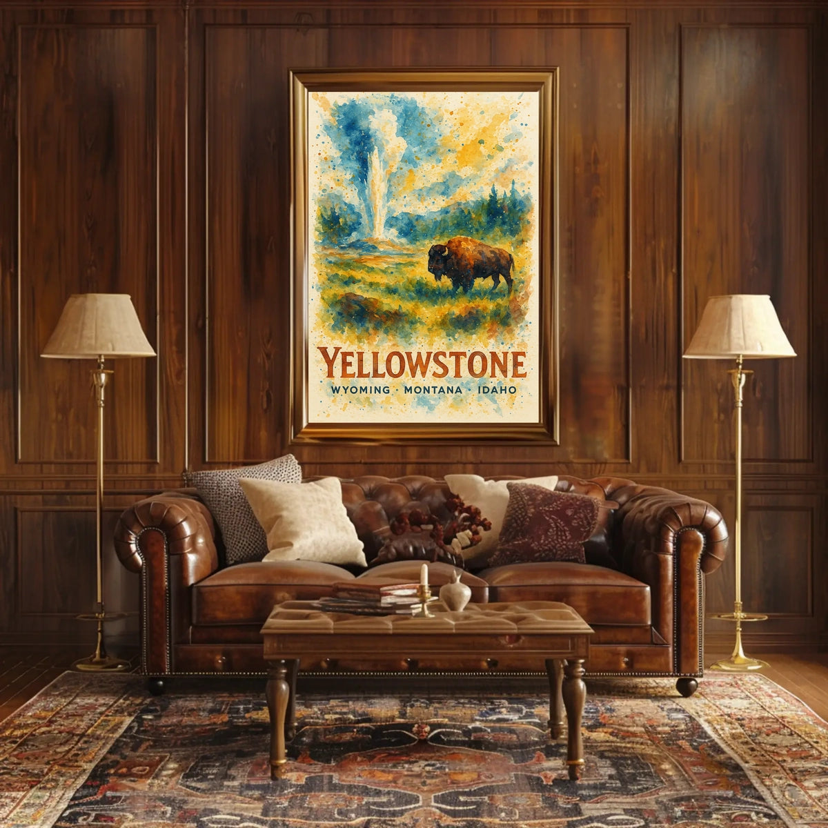 Yellowstone National Park Poster
