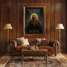 St. Edmund the Martyr Poster PosterGoat