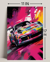 Vibrant Speed Poster